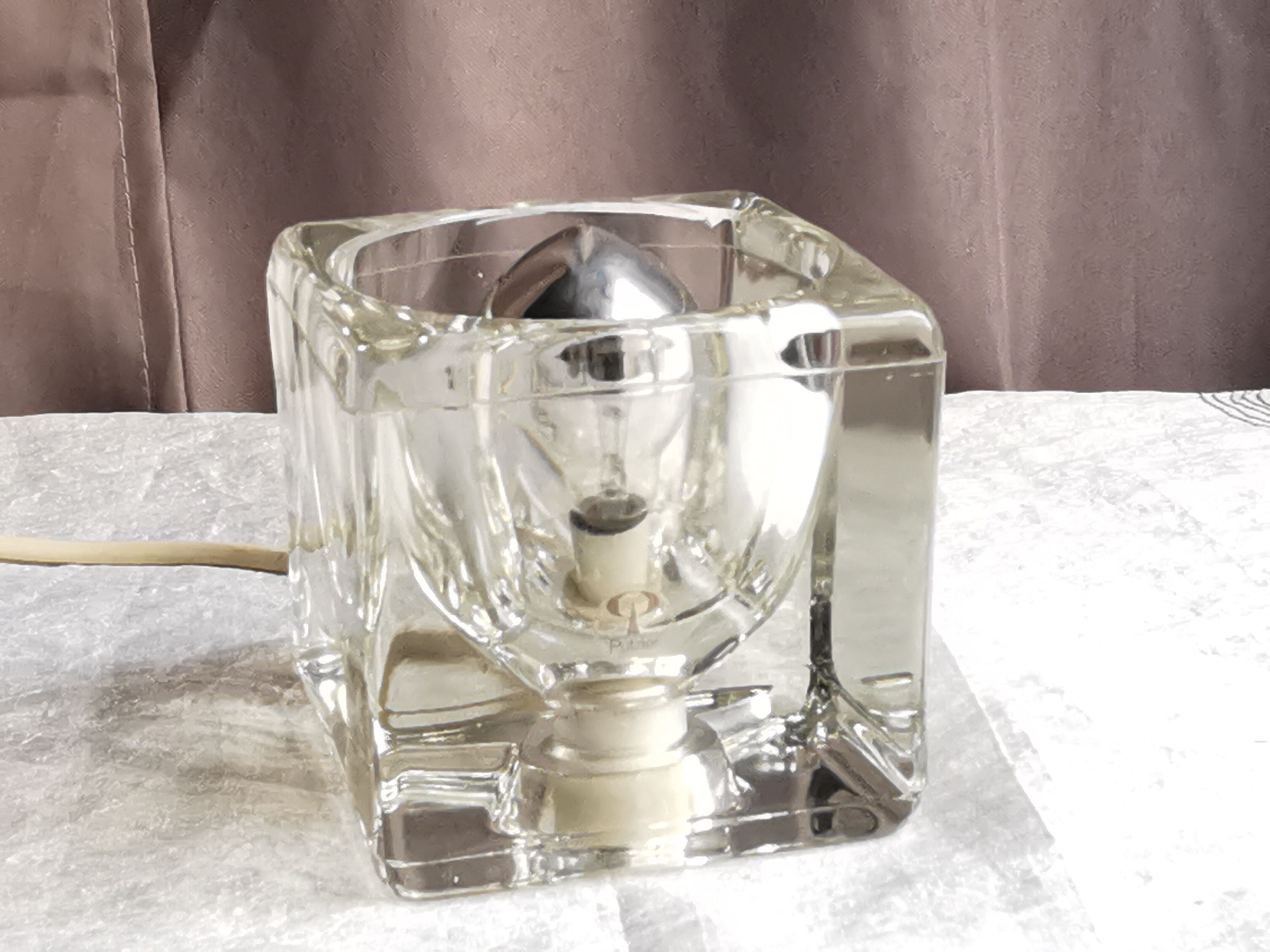 Putzler's vintage "ice cube" lamp