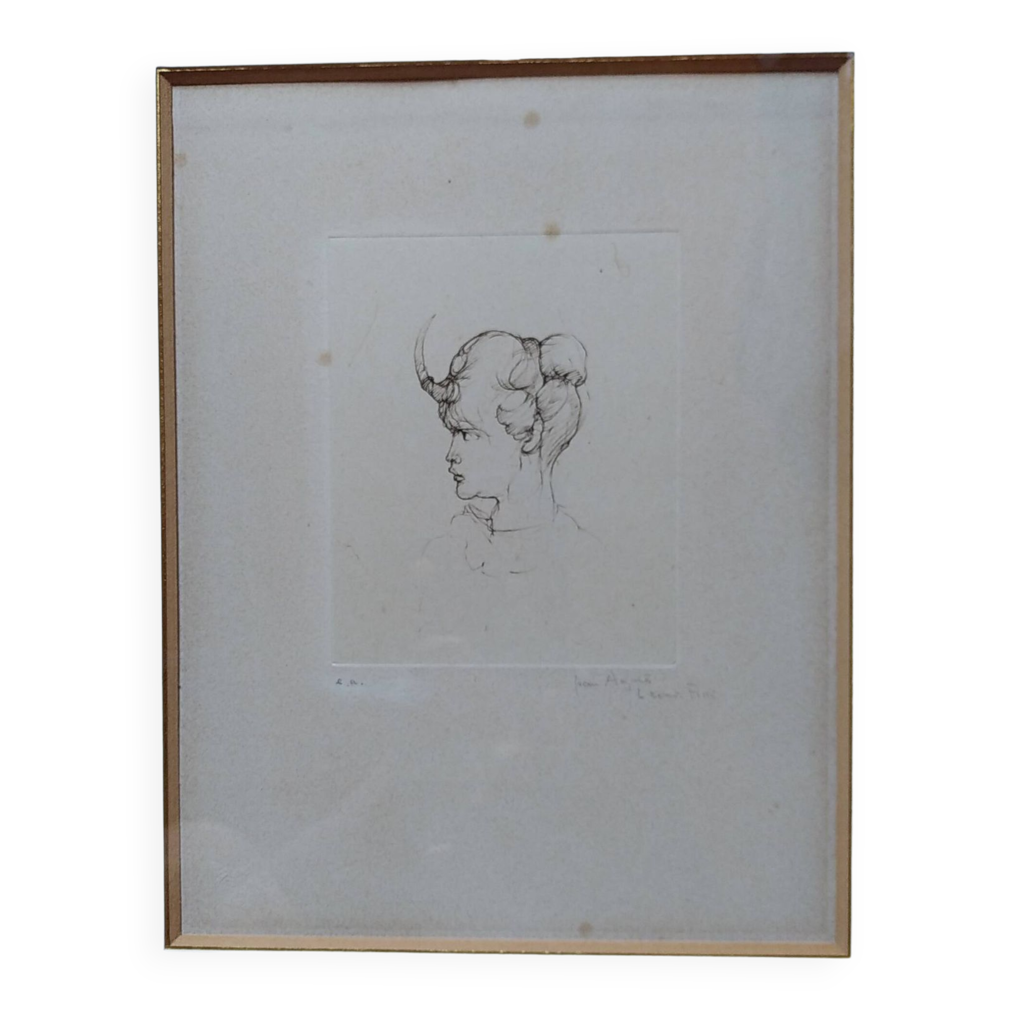 Engraving. Léonor Fini. Signed. Artist's proof.