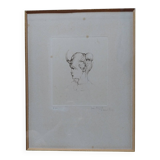 Engraving. Léonor Fini. Signed. Artist's proof.