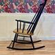 Fauteuil rocking chair design scandinave 1950 "Ilmari Tapiovaara".