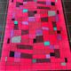 1980s small design geometric Abstract Rug/carpet, Czechoslovakia
