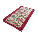 Old tribal handmade distressed persian wool rug country house chic turkish 192x108cm