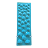 Decorative vintage plastic bubble plate - design Trema-Platte optical art