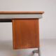 Industrial desk with 2 drawer units, 1960s.
