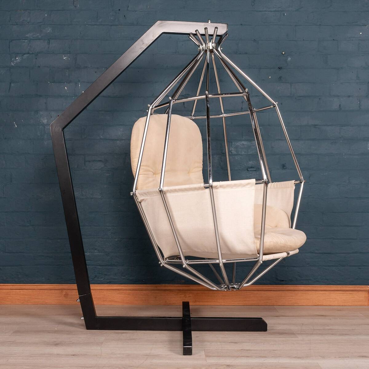 ELEGANT PARROT CAGE CHAIR BY IB ARBERG c.1970