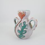 Large vase with handle by Daniel Etienne in Vallauros