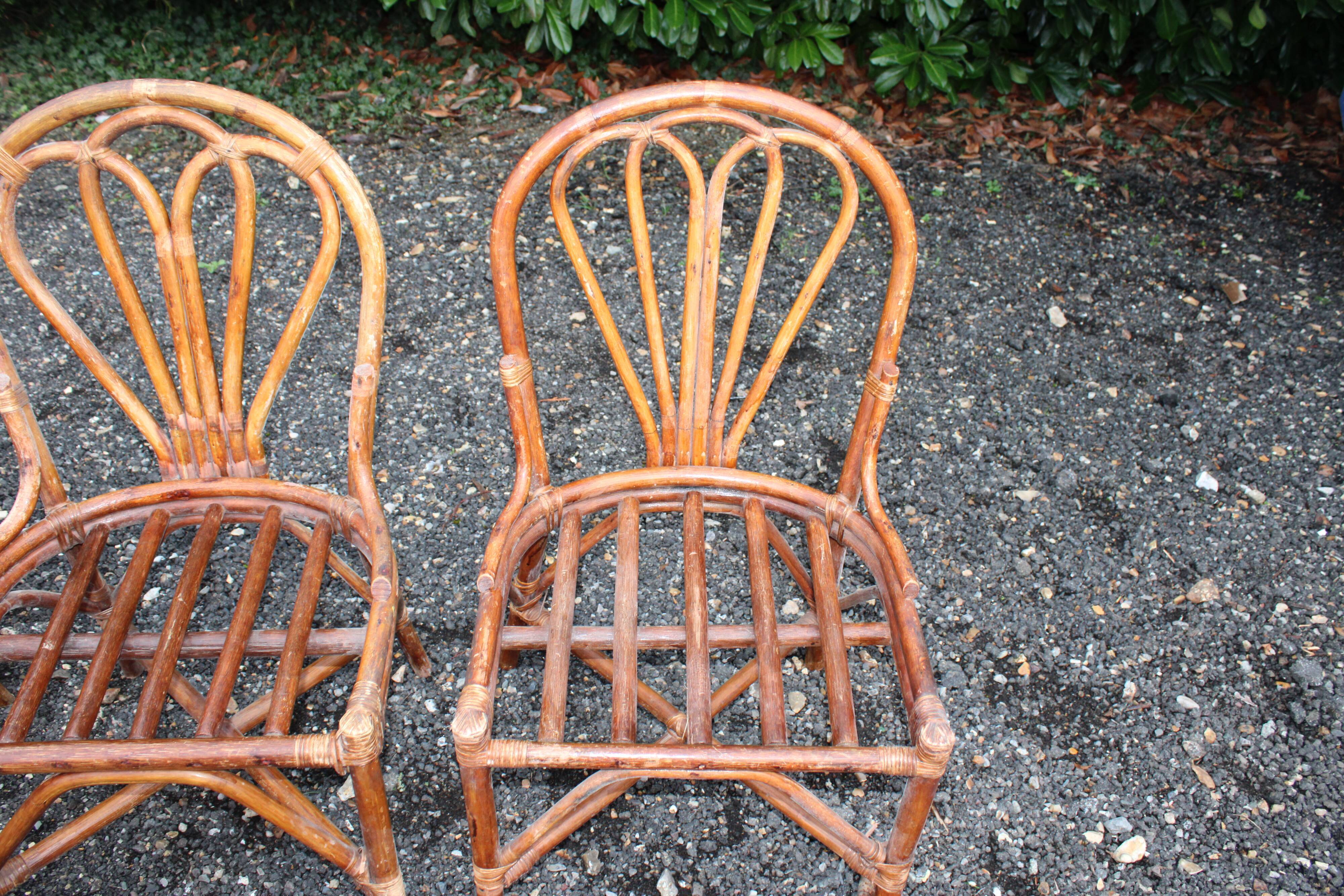 Rattan chairs