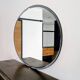 Miroir mural vintage par Metalvetro pour Galvorame – Italie 1966 – 89x59cm