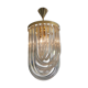 Plafonnier du milieu du siècle en verre de Murano