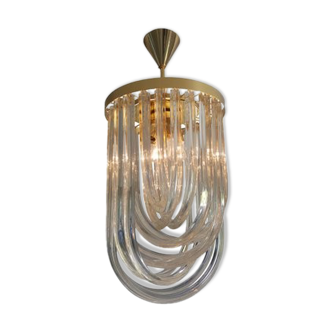 Mid-century Murano glass ceiling lamp