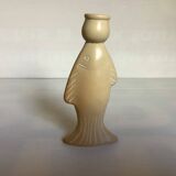 Soapstone fish candle holder
