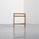 Stool in particle board by Max Bill, Ulm, around 1962