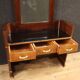 Italian wood design cheval mirror from 70s