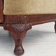 1950s, Danish design, set of armchairs, teak wood, velour, original condition.