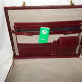 Leather briefcase-case