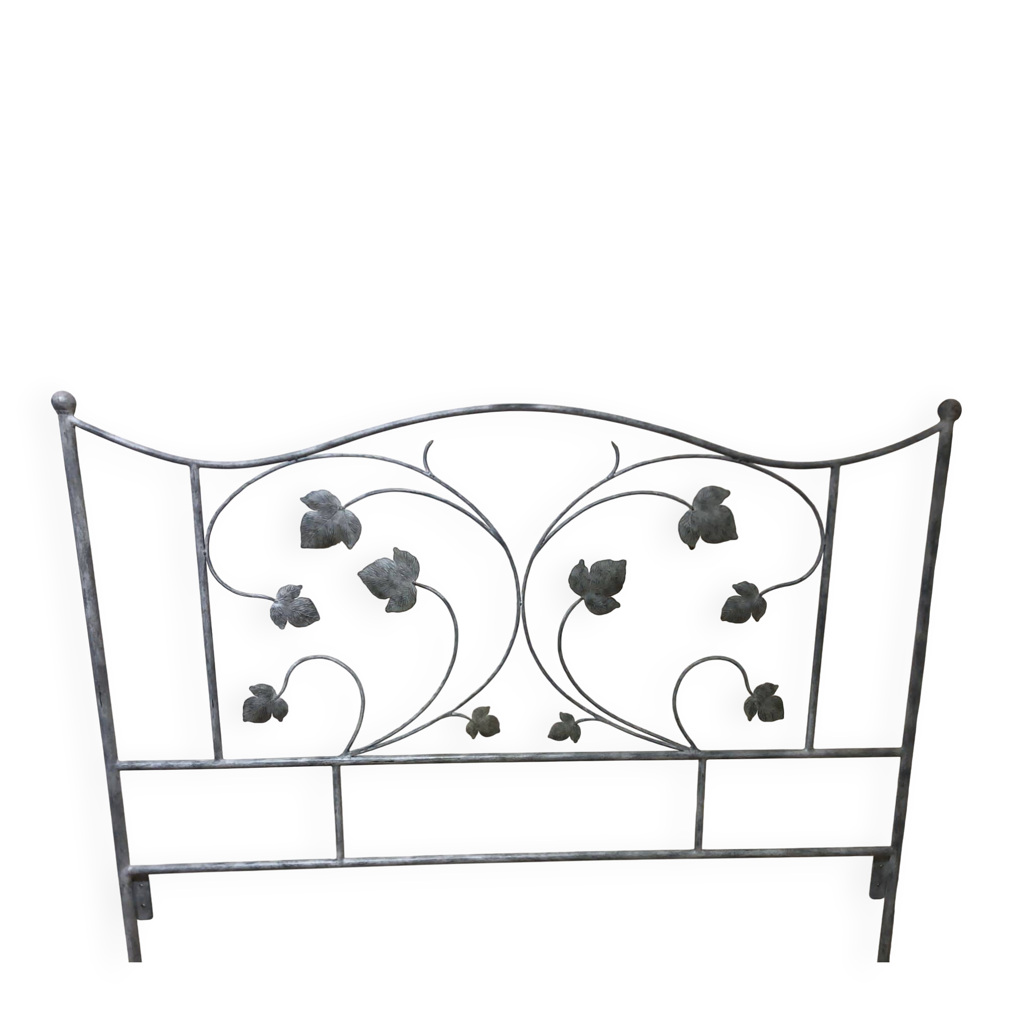 Wrought iron headboard – handcrafted – 148 × 134 cm