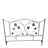 Wrought iron headboard – handcrafted – 148 × 134 cm
