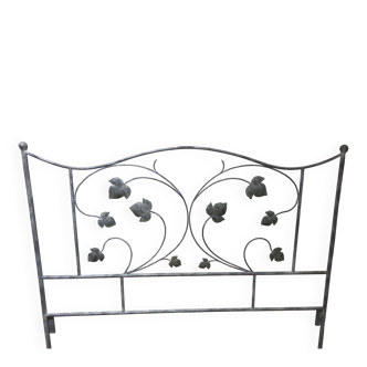 Wrought iron headboard – handcrafted – 148 × 134 cm
