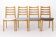 Set of 4 Vintage Beech Dining Chairs, Mid Century Modern, German 1960s