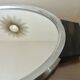 Oval mirror plateau, chrome brass and rosewood, Art Deco, 1920s 30s