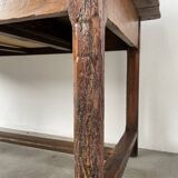 Table de ferme en chêne XVIIIème