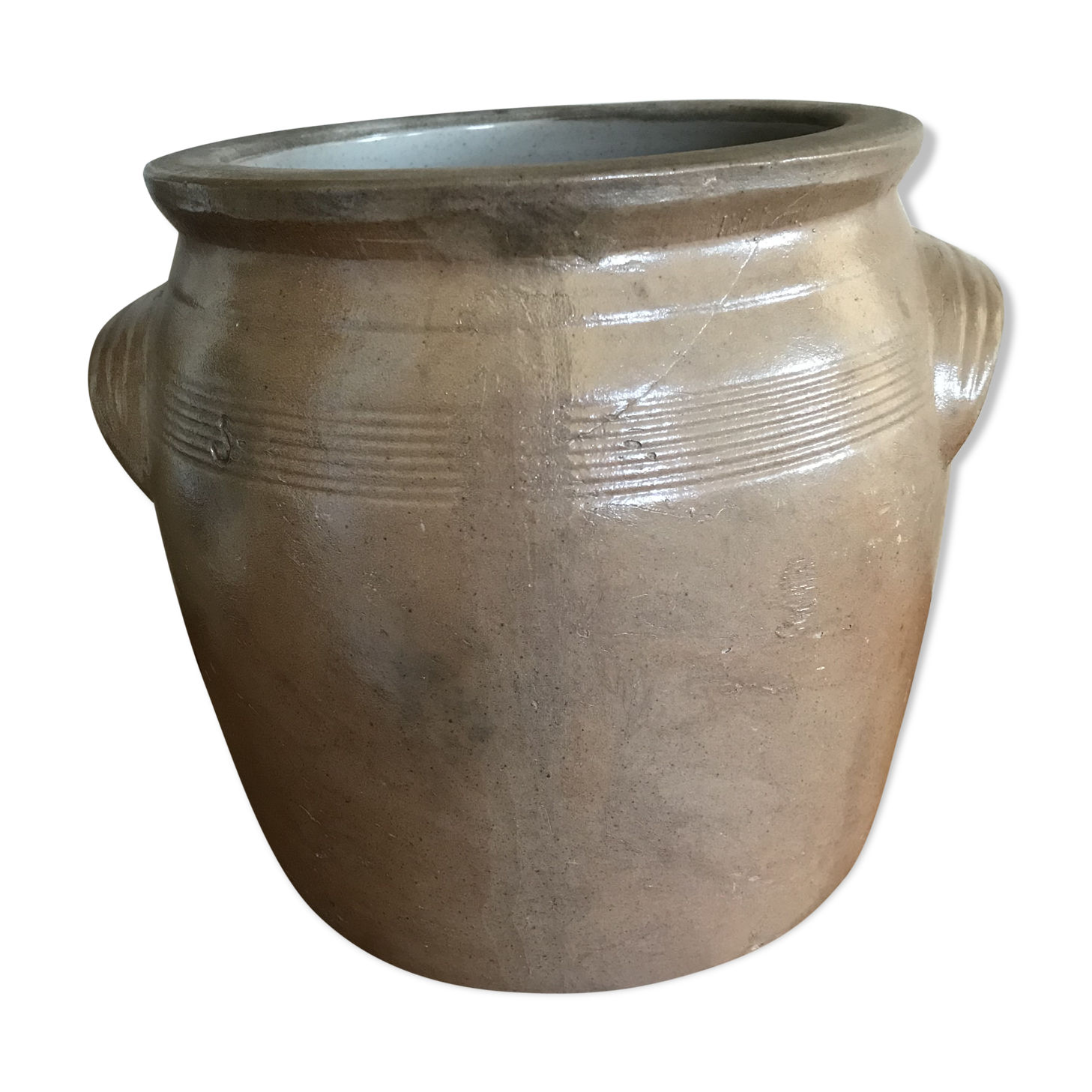 5l glazed sandstone pot