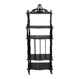 Meuble à partitions - bois noirci