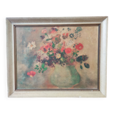 Peinture Odilon Redon « Des fleurs dans un vase »