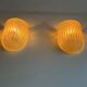 Pair of vintage murano wall lights, zonca italy 1970