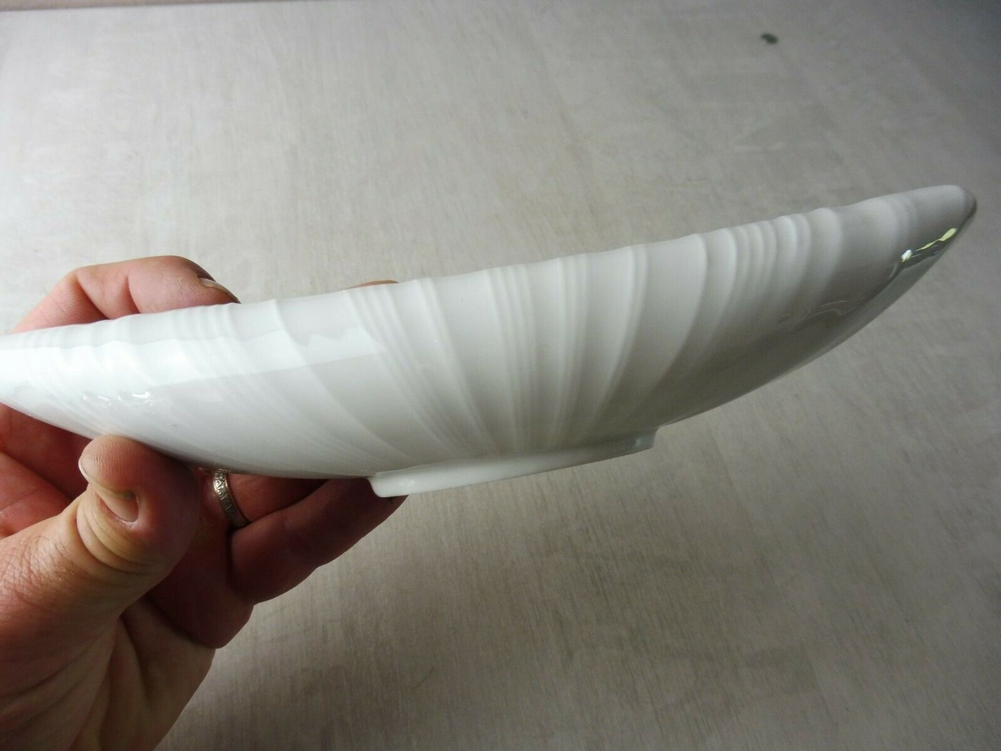 Empty pocket, shell shape, ceramic Hutschenreuther Kunstabteilung