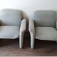 Pair of vintage armchair fabric heaters 70s
