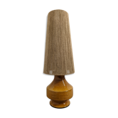 Vintage ceramic lamp and jute rope