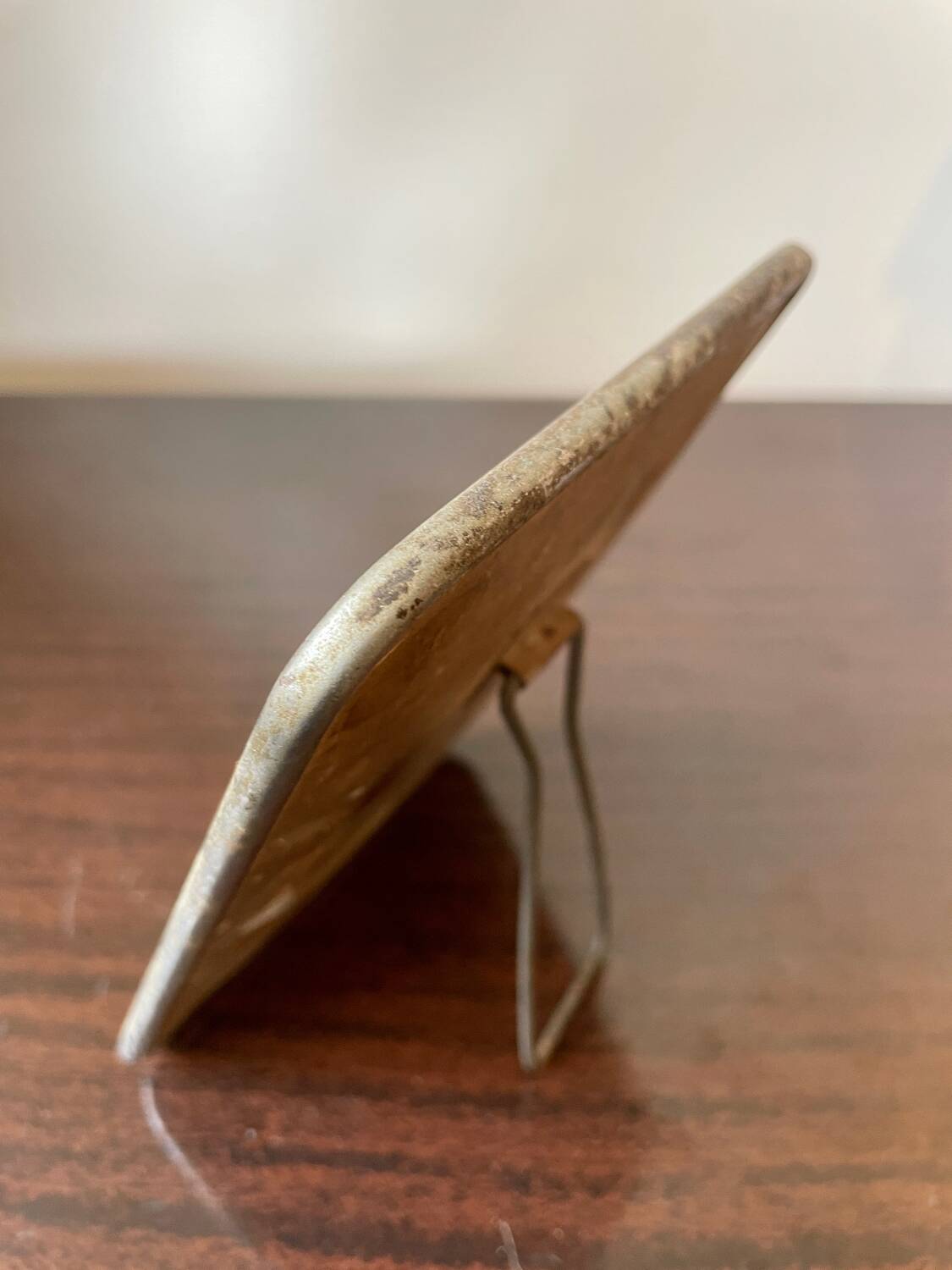 Old barber mirror