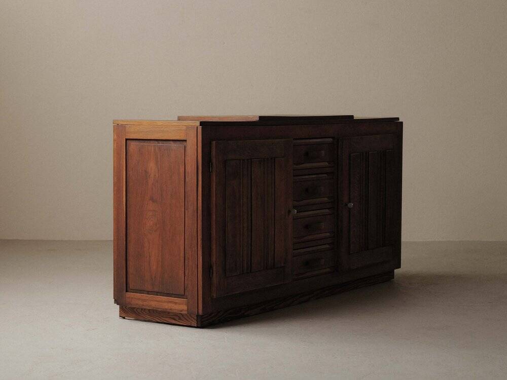 Art Deco oak sideboard, France, circa 1940