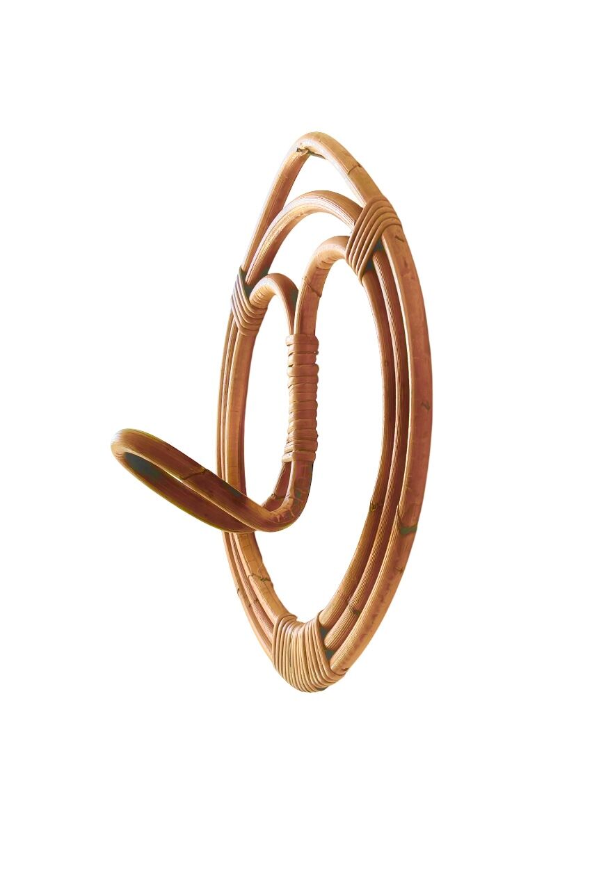 Franco Albini rattan coat rack 1960