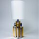 Midcentury modern BD Lumica cubic table lamp, Spain