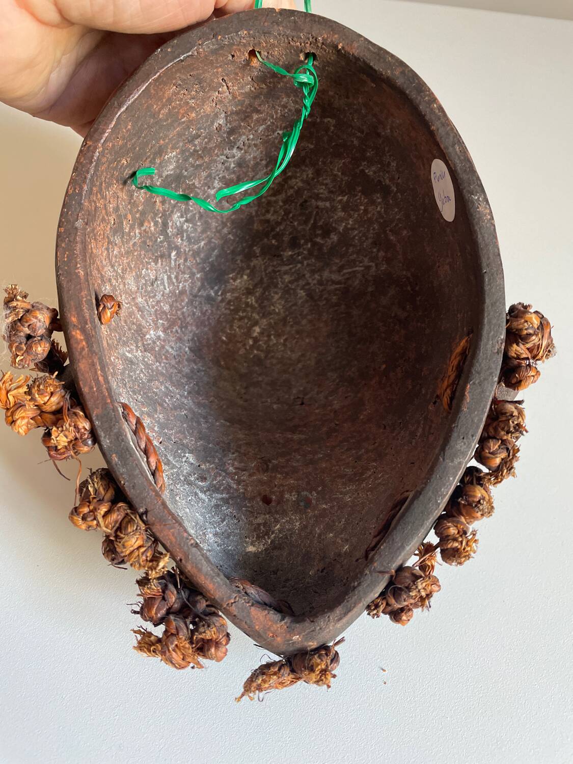 African ceramic mask Punu Gabon