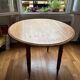 Antique round wooden table