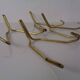 Mid-Century Brass Coat Hooks, 1950s, Set of 2