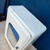 Metal medicine cabinet mirror