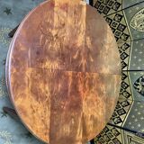 Round dining table Louis XVI style + 4 extensions