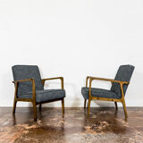 Pair of 04-B armchairs by Bydgoskie Fabryki Mebli 1960s