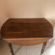 Half moon walnut table