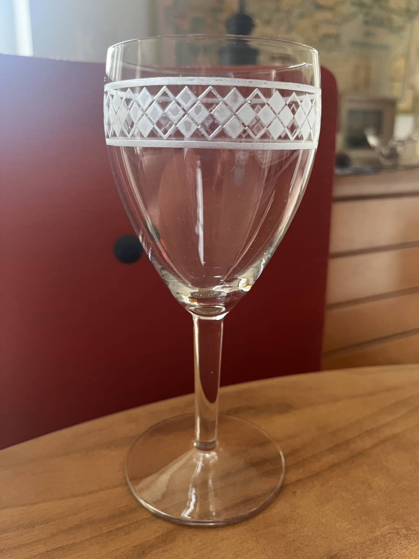Large crystal glasses