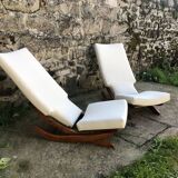 Set de 4 chaises et de 2 fauteuils inclinables Polyconfort