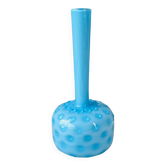 Blue opaline soliflore vase