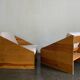 Rationalist armchairs in solid pine