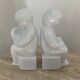 Pair of vintage ceramic bookends 70s-80s