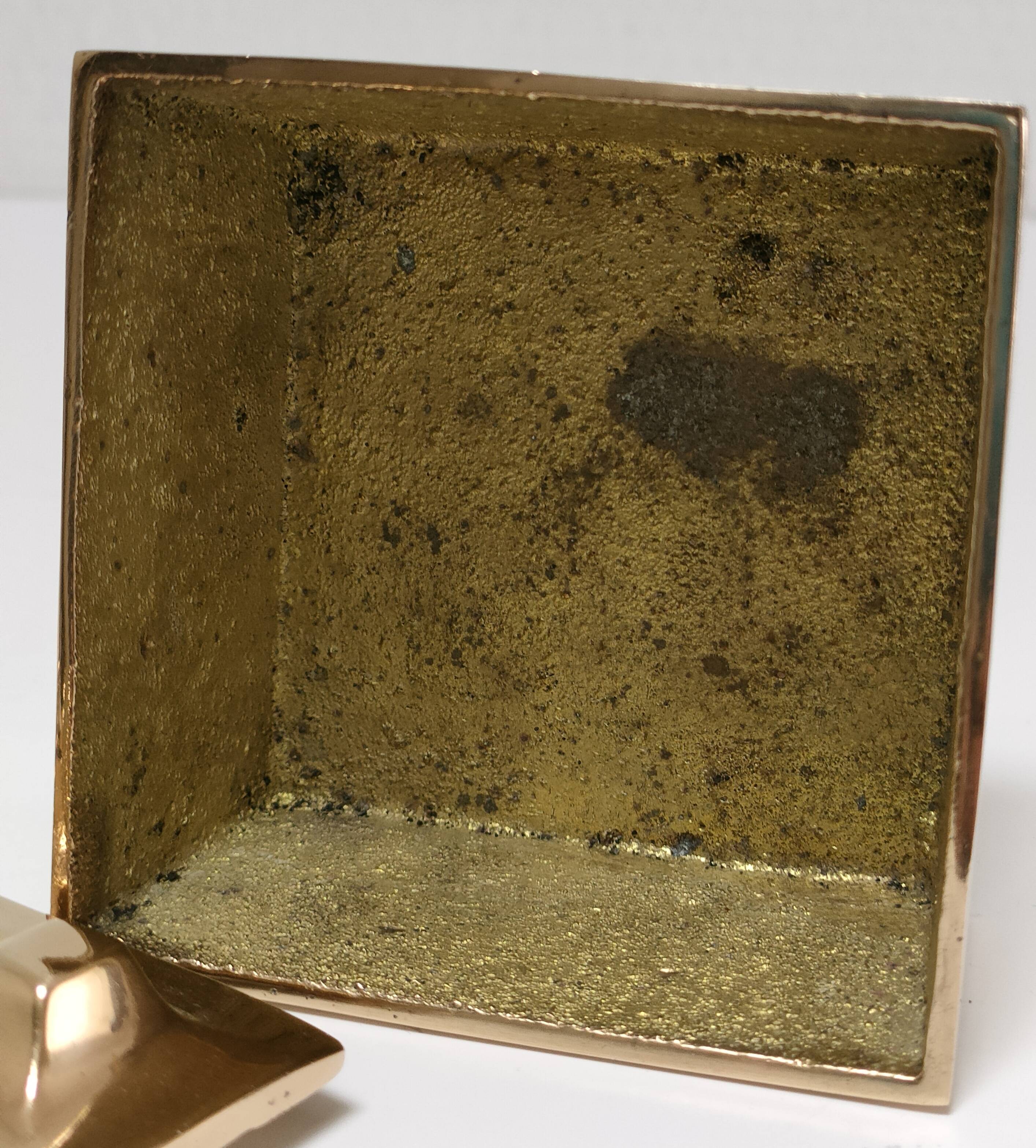 Brass ashtray design 70s