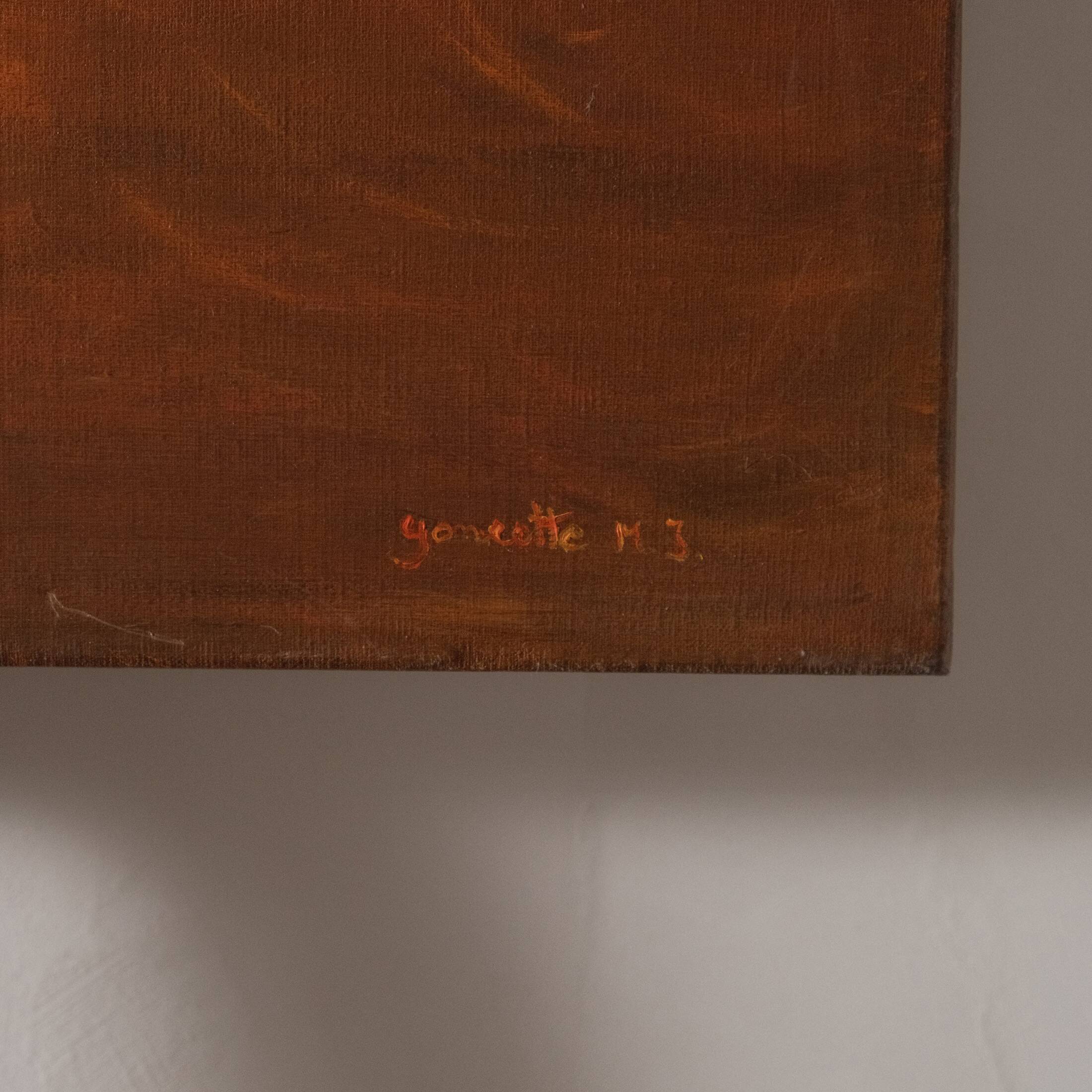 Painting, abstract landscape